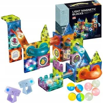 ostatní stavebnice STAVEBNICE STAVEBNICE 75 DÍLKŮ KONSTRUKČNÍ VZDĚLÁVACÍ GEOMETRICKÉ HRAČKY STEM