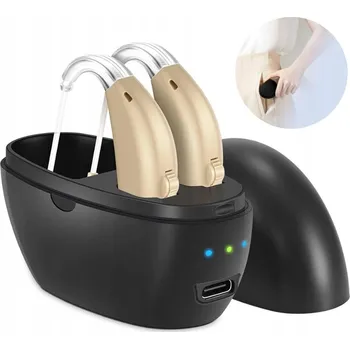 SLUCHADLA PRO SENIORY BEZDRÁTOVÉ NABÍJENÍ POHODLNÉ POUŽÍVÁNÍ