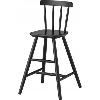 Jídelní židle Ikea AGAM Dětská židle, černá