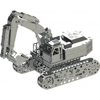 ostatní stavebnice Metal-Time Ltd. Metal Time Luxusní ocelová stavebnice Tireless Digger Excavator - expresní doprava