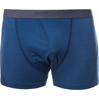 Boxerky Pánské trenky Sensor MERINO AIR 2XL Tmavě modrá, Šedá