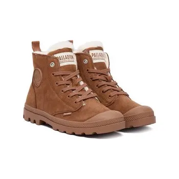 Pánské tenisky Turistická obuv Palladium Pampa Hi Zip Wl 95982-291-M Hnědá 41