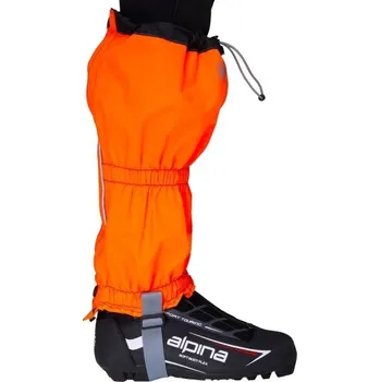 Cyklistické oblečení Návleky HAVEN ICEBRAKER S/M Oranžová, Černá