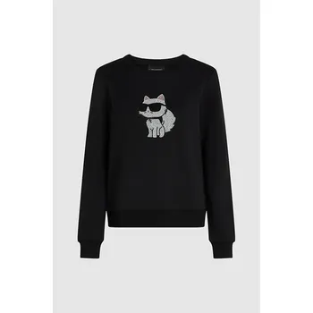 Dámská mikina MIKINA KARL LAGERFELD IKON RS CHOUPETTE SWEATSHIRT BLACK