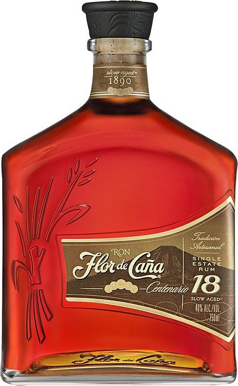 Flor de Caňa Centenario 18y 40% 1 l (karton)