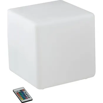 Venkovní osvětlení FANEUROPE Venkovní svítidlo Geco, bílé, 1 x E27, IP65, 50 x 50 x 50 cm, kabel 250 cm - FANEUROPE FAN I-GECO-CUBO-E-L50