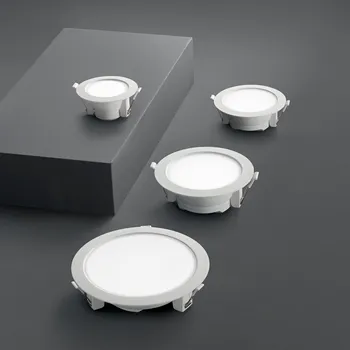 Bodové svítidlo FANEUROPE Zápustné svítidlo LED Horus, bílé, polykarbonát, 25 W, 3250 lm, 4000 K, IP40, 23 x 23 x 6 cm - FANEUROPE FAN INC-HORUS-25W