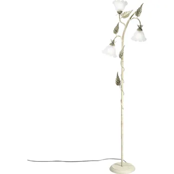 Stojací lampa FANEUROPE Stojací lampa Piantana Isotta, slonová kost, 3 x E14, 48 x 172 cm - FANEUROPE FAN I-ISOTTA-PT3