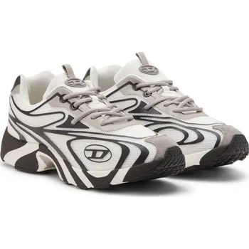 Pánská obuv TENISKY DIESEL VIT'S 500 S-D-VIT'S 500 LOW SNEAKER BRIGHT WHITE/BLACK/MOURNING DO