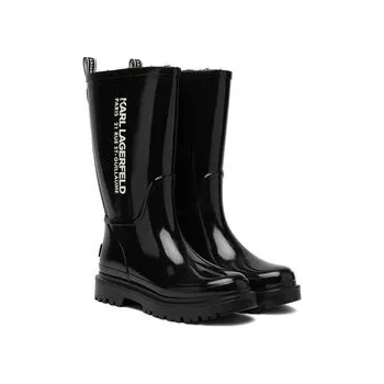 Dámské holínky Holínky KARL LAGERFELD KL47180S Černá 37