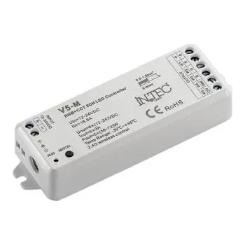 Příslušenství pro svítidlo FANEUROPE Přijímač RF 2,4 GHz, 15,5 A 12–24 V, výstup 5 ch x 3 A (5 x 36–72 W), 11,4 x 3,8 x 2 cm - FANEUROPE FAN RF-RICEVITORE-5CH