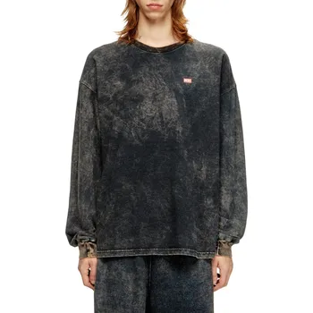 Pánské tričko TRIČKO DIESEL T-BOXT-LS-T3 T-SHIRT BLACK