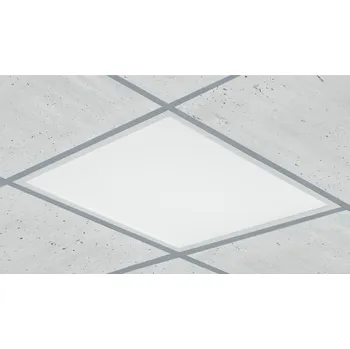 Bodové svítidlo FANEUROPE LED panel bílá akrylát / hliník 40 W 4806 lm 6000 K 59,5 x 59,5 x 3,5 cm - FANEUROPE FAN LED-PANEL-F-60X60BK