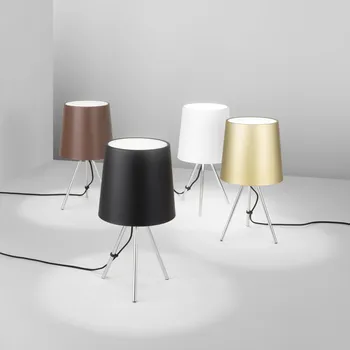 Lampička FANEUROPE Stolní lampa Lume Marley, černá, 1 x E14, 25 x 43,5 cm - FANEUROPE FAN I-MARLEY/L NER