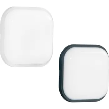 Venkovní osvětlení FANEUROPE Venkovní nástěnné a stropní svítidlo LED EVER bílá, polykarbonát, 28 W, 3470 lm, 3000/4000 K, IP65, 22,1 x 22,1 x 7,2 cm - FANEUROPE FAN LED-EVER-Q-L BCO