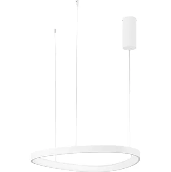 FANEUROPE Závěsné LED svítidlo KLAPTON bílá, 58 W, 8360 lm, CCT, 65 x 150 cm - FANEUROPE FAN LED-KLAPTON-S65-BCO