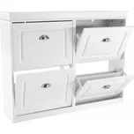 Max-i Výklopný botník BRIGHTON TYP 5 bílý