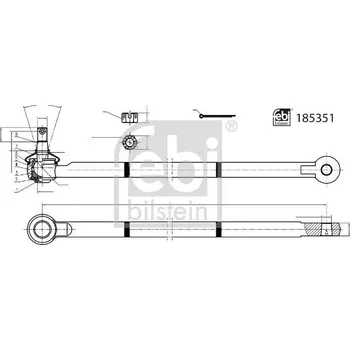 Táhlo řízení Táhlo řízení FEBI BILSTEIN 185351