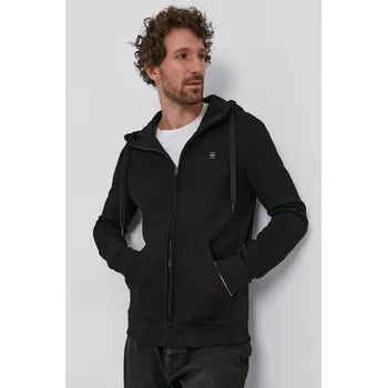 Pánská mikina Mikina G-Star Premium core pánská, černá barva, hladká, D16122-C235 D16122.C235 99X, vel. S