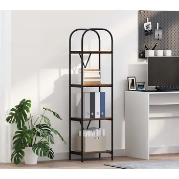 Knihovna vidaXL Knihovna Kouřový dub 40 x 30 x 146 cm Kompozitní dřevo [879877]