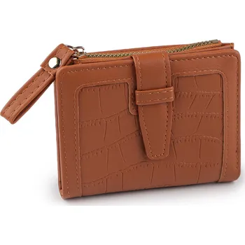Peněženka Dámská peněženka 9x11,5 cm, střední, 4 hnědá koňak