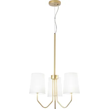 FANEUROPE Závěsné svítidlo Sally zlatá, 3xE14, 50 x 150 cm - FANEUROPE FAN I-SALLY-3-ORO