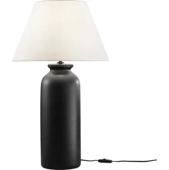 Lampička FANEUROPE Stolní lampa Madiba černá keramika, průměr 40,6 x výška 68,5 cm - FANEUROPE FAN I-MADIBA-L