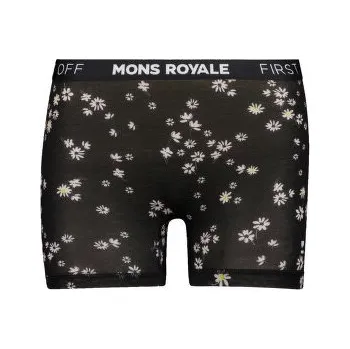 Mons Royale Hannah Hot Pant Black Daisy černá S