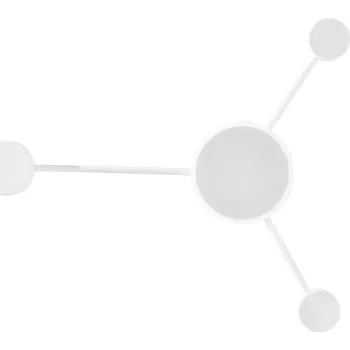 Nástěnné svítidlo FANEUROPE Nástěnné LED svítidlo ETERE bílá, 12 W, 1620 lm, CCT, 53 x 46 cm - FANEUROPE FAN LED-ETERE-PL3 BCO