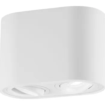 FANEUROPE Stropní svítidlo TOWN bílá, 2xGU10, 17,8 x 12,5 x 9,6 cm - FANEUROPE FAN I-TOWN-R2 BCO