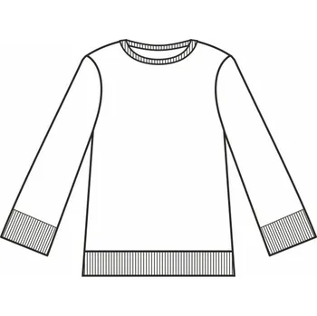 Dámské tričko Dámské tričko, dlouhý rukáv KELIMA 801 režná XXL