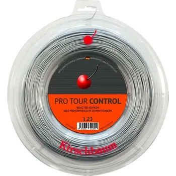 Struna na výplet tenisové rakety Tenisový výplet Kirschbaum Pro Tour Control (200 m) Stříbrný (1.23 mm)