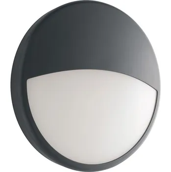 Venkovní osvětlení FANEUROPE Venkovní nástěnné svítidlo LED EVER antracit, polykarbonát, 28 W, 3750 lm, 3000 K, IP65, 30 x 8 cm - FANEUROPE FAN LED-EVER-XLP ANT