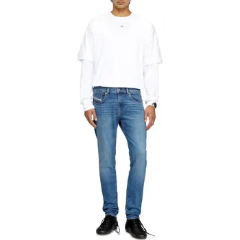 Pánské džíny DŽÍNY DIESEL 2019 D-STRUKT TROUSERS BLUE