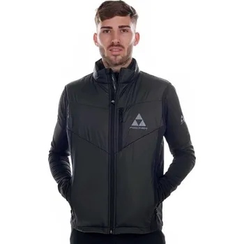 Pánská bunda Pánská vesta Fischer IDRE INSULATION L Černá, Stříbrná