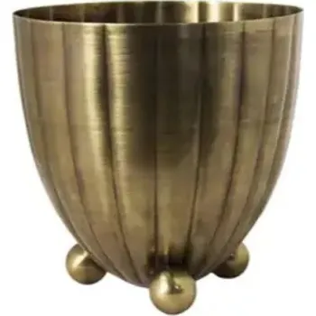 Květináč Dekorativní květináč Vilmer - antik mosaz - Strömshaga AB - 8,5 x 8,5 cm - 1 ks
