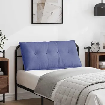 Podsedák vidaXL Polštář na záda Modrá džínovina 100 x 19 x 50 cm textil