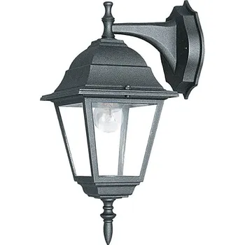 Venkovní osvětlení FANEUROPE Venkovní nástěnné svítidlo DOWN ROMA černá, 1xE27, IP44, 19,5 x 35 x 14,6 cm - FANEUROPE FAN LANT-ROMA/AP1B