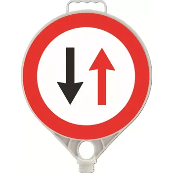 Dopravní značka Plastová (PPC) dopravní výstražná značka Přednost protijedoucích vozidel FLOMA - 28 x 28 c, 34501260