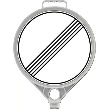 Dopravní značka Plastová (PPC) dopravní výstražná značka Konec všech zákazů FLOMA - 28 x 28 cm, 34507349