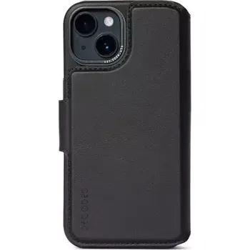 Pouzdro na mobilní telefon Decoded Leather Detachable Wallet odnímatelné kožené pouzdro pro Apple iPhone 14 Plus černá (D23IPO14MDW5BK)