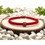 Certom Macramé náramek s achátem červeným 0390