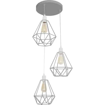 Nástěnné svítidlo Lustr Lustr KARO 3xE27/60W/230V Šedá