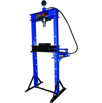 Dílenský lis Hydraulický lis 20 tun, posuvná hlava a manometr - ASTA