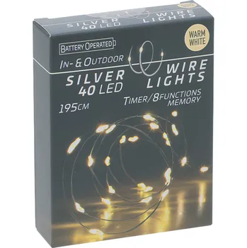 Svíčka Koopman Drátek LED 40l IP44 WW