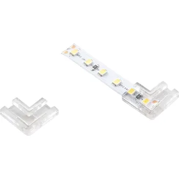 LED páska FANEUROPE Příslušenství LED pásek spojka průhledná (1 pc) pro STRIP 24 V 10x10x10 mm - FANEUROPE FAN STRIP24V-10-L-CONN