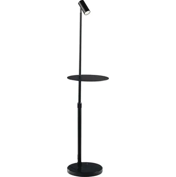 Stojací lampa FANEUROPE Stojací lampa Piantana Relax nastavitelná, černá/mramor, 1xGU10, 35 x 150 cm - FANEUROPE FAN I-RELAX-PT NERO