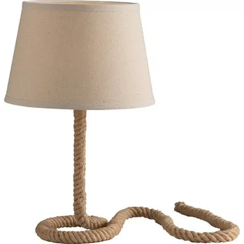 Lampička FANEUROPE Stolní lampa Lume Rope černá, patice E27, 30 x 48 cm - FANEUROPE FAN I-ROPE-L