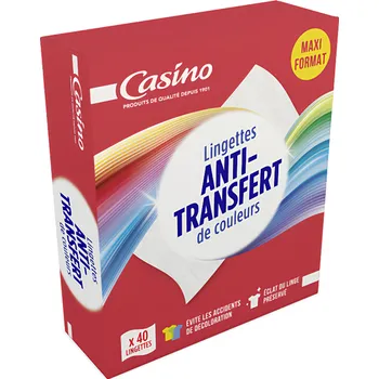 Prací prostředek Casino Prací utěrky proti zabarvení prádla 40ks