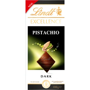 Cukrovinka Lindt Excellence Hořká čokoláda Pistácie 100g
